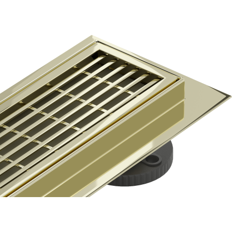 Mexen Flat 360° M33 80 cm Rotational Linear Drain, Gold - 1533080-40