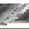 Mexen Mist H L Duo shower enclosure hinged 120 x 90 cm, transparent, chrome - 8A5L-120L-090P-01-00