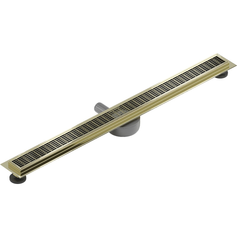Mexen Flat 360° M33 90 cm rotary linear drain, gold - 1533090-40