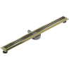 Mexen Flat 360° M33 Rotating Linear Drain 90 cm, Gold - 1533090-40
