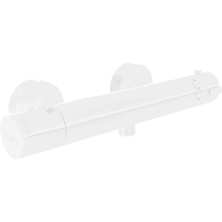 Mexen Kai thermostatic shower mixer, white - 77100-20