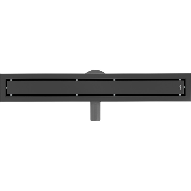 Mexen Flat 360° M13 Rotating 2-in-1 Linear Drain 50 cm, Black - 1710050-40