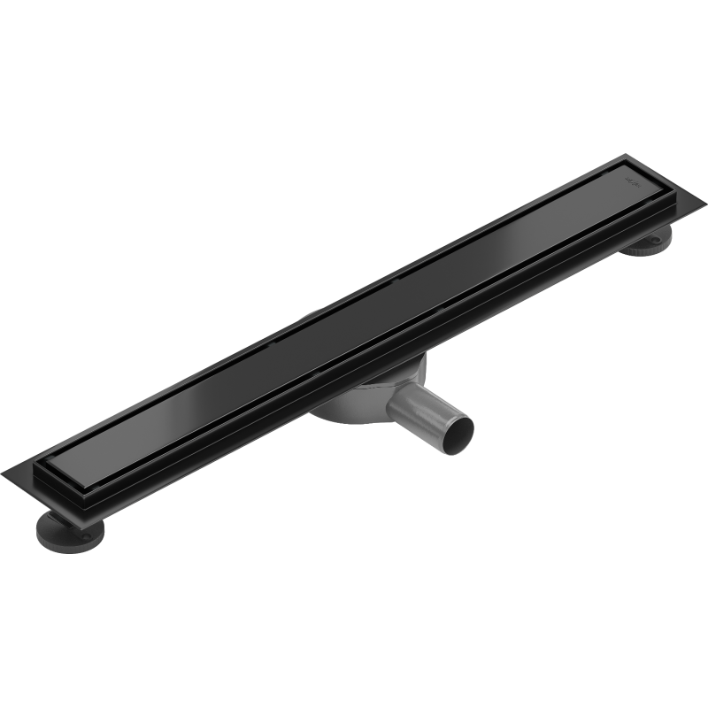 Mexen Flat 360° M13 2-in-1 Rotary Linear Drain 70 cm, Black - 1710070-40