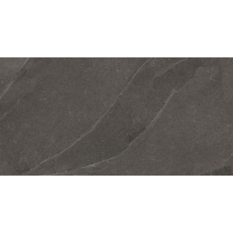 Mexen Aryan Black glazed porcelain stoneware rectified sample G1, floor and wall tile 120 x 60 cm, matte - TL310-04-S