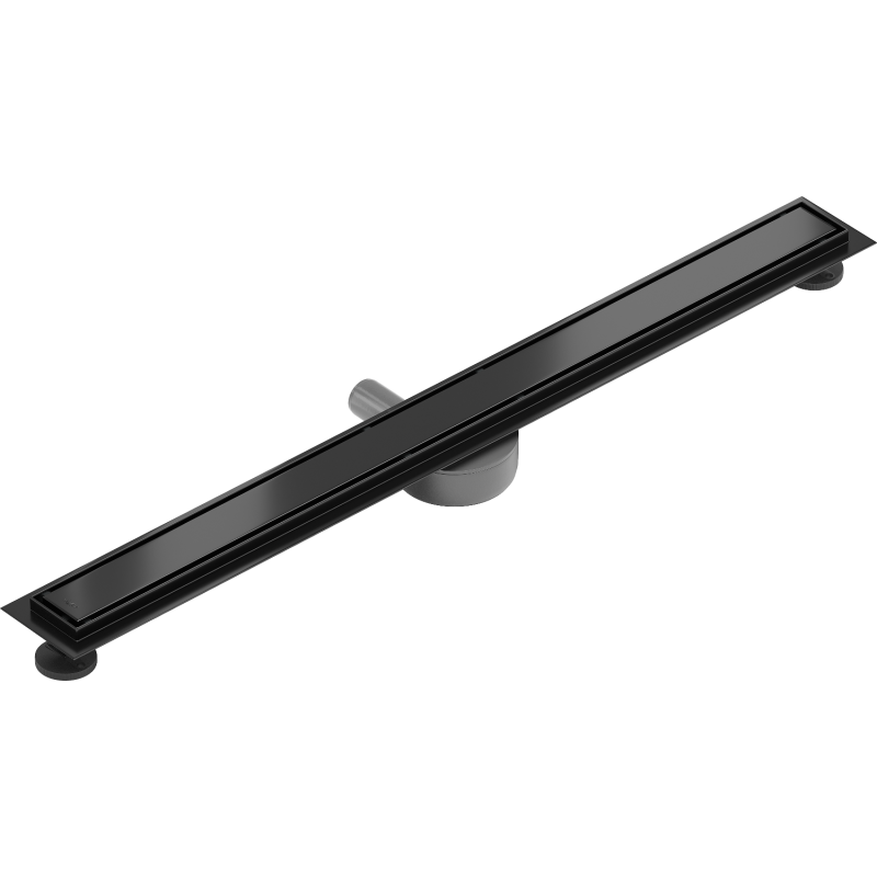 Mexen Flat 360° M13 rotatable linear drain 2-in-1 80 cm, black - 1710080-40