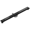 Mexen Flat 360° M13 swivel linear drain 2-in-1 80 cm, Black - 1710080-40