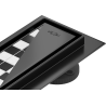 Mexen Flat 360° M13 linear drain rotatable 2-in-1 100 cm, black - 1710100-40