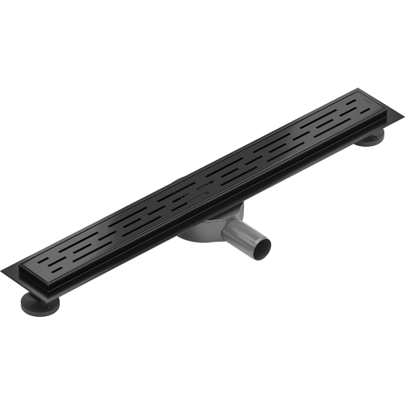 Mexen Flat 360° M01 rotating linear drain 60 cm, black - 1720060-40