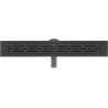 Mexen Flat 360° M01 swivel linear drain 70 cm, Black - 1720070-40