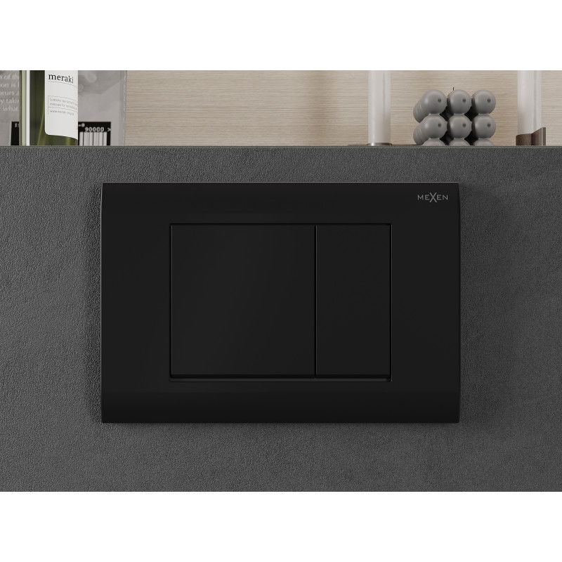 Mexen Fenix 01 flush button, black matte - 600103