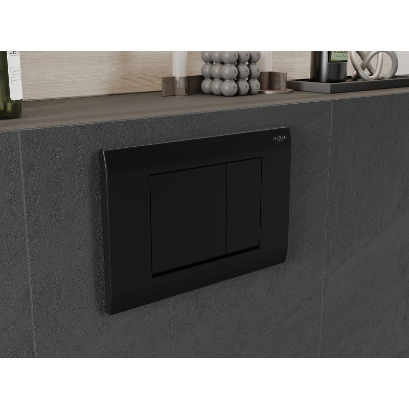 Mexen Fenix 01 flush button, black matte - 600103