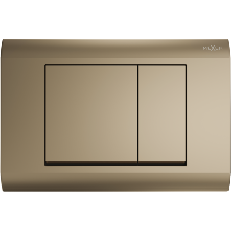 Mexen Fenix 01 flush button, champagne gold - 600104