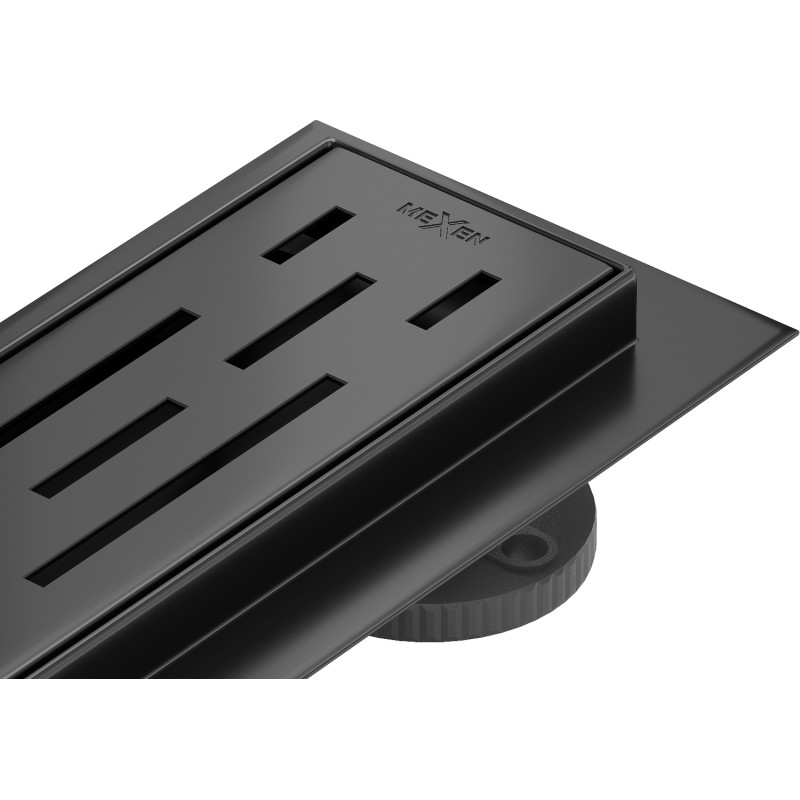 Mexen Flat 360° M01 100 cm Rotating Linear Drain, Black - 1720100-40