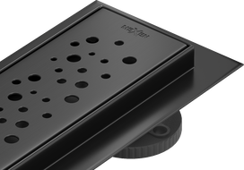 Mexen Flat 360° M12 50 cm Rotating Linear Drain, Black - 1721050-40