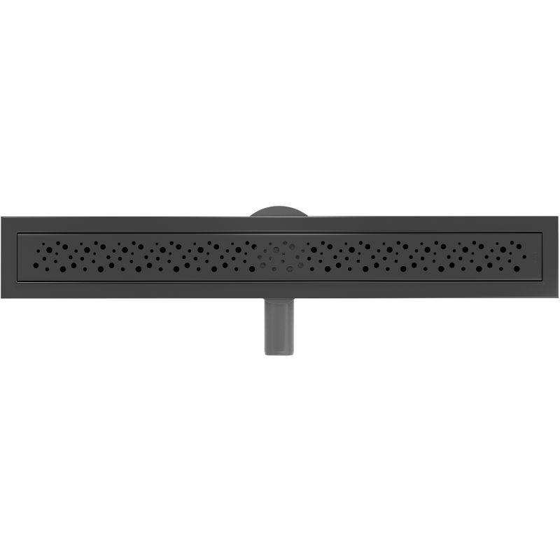 Mexen Flat 360° M12 70 cm Rotating Linear Drain, Black - 1721070-40