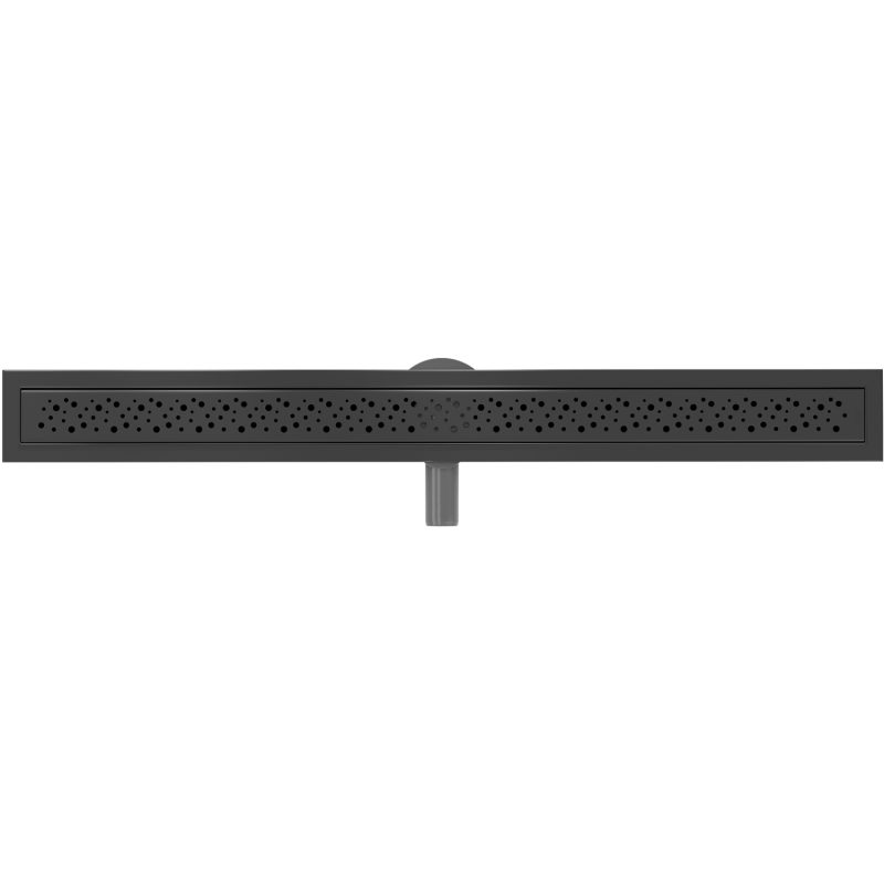 Mexen Flat 360° M12 rotary linear drain 80 cm, black - 1721080-40