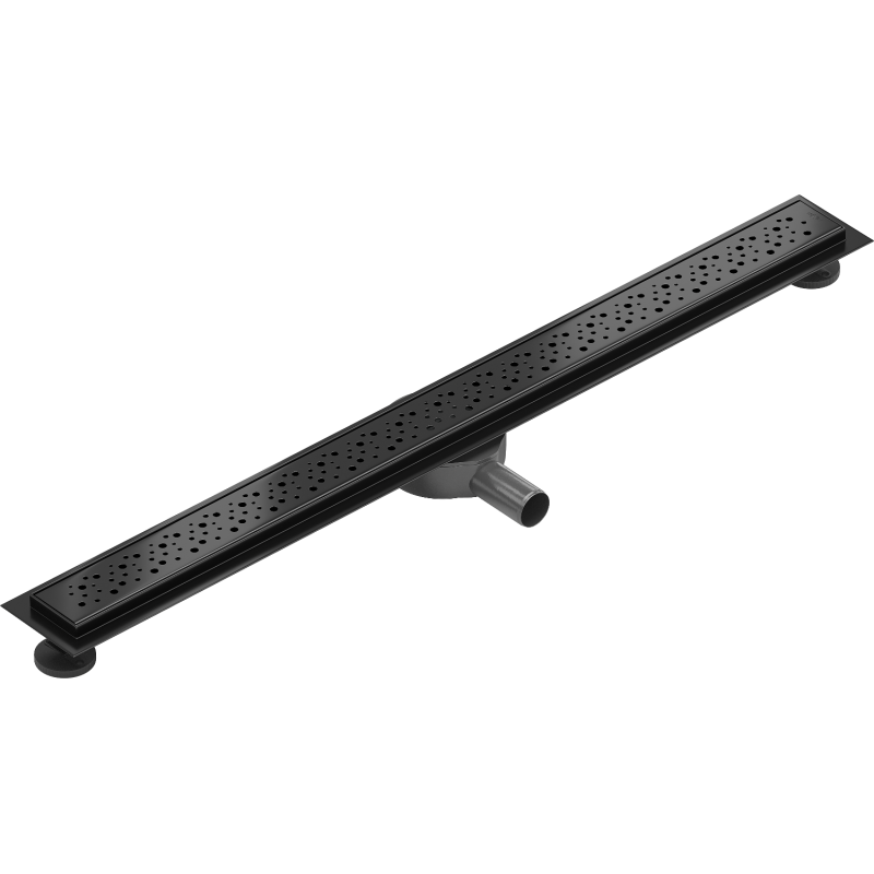 Mexen Flat 360° M12 rotational linear drain 90 cm, black - 1721090-40