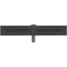 Mexen Flat 360° M18 swivel linear drain 50 cm, Black - 1723050-40