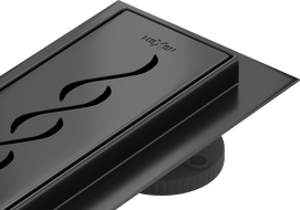 Mexen Flat 360° M18 50 cm Swivel Linear Drain, Black - 1723050-40