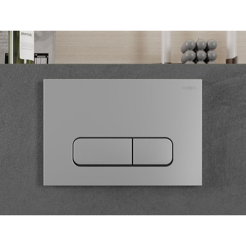 Mexen Fenix 02 flush button, matte chrome - 600202