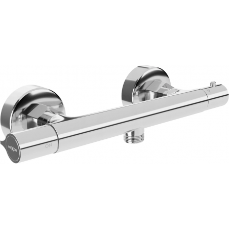 Mexen Slim thermostatic shower mixer tap, Chrome - 77105-00