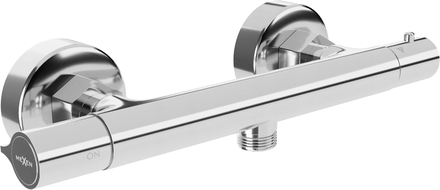 Mexen Slim thermostatic shower mixer tap, Chrome - 77105-00