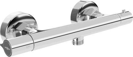 Mexen Slim thermostatic shower tap, chrome - 77105-00