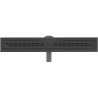 Mexen Flat 360° M18 70 cm Rotating Linear Drain, Black - 1723070-40