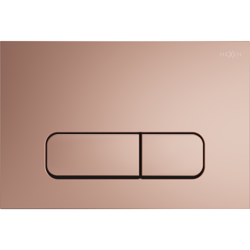 Mexen Fenix 02 flush button, Rose gold - 600205