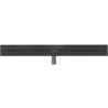 Mexen Flat 360° M18 rotary linear drain 80 cm, black - 1723080-40