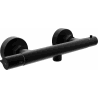 Mexen Slim Thermostatic Shower Mixer, Black - 77105-70