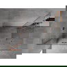 Mexen Mist-H L Duo shower cabin swinging 100 x 95 cm, transparent, brushed copper - 8A5L-100L-095P-65-00