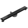 Mexen Flat 360° M15 60 cm Rotating Linear Drain, Black - 1724060-40