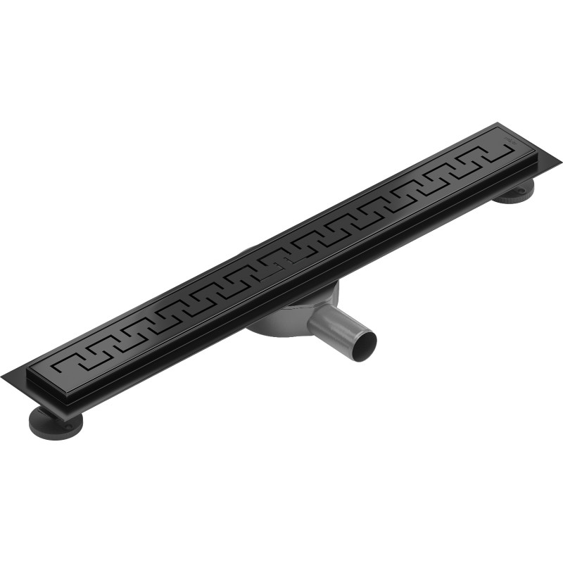 Mexen Flat 360° M15 70 cm Rotating Linear Drain, Black - 1724070-40