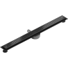 Mexen Flat 360° M15 swivel linear drain 80 cm, Black - 1724080-40