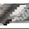 Mexen Mist-H L Duo Shower Enclosure Swing Door 85 x 90 cm, Transparent, Brushed Copper - 8A5L-085L-090P-65-00