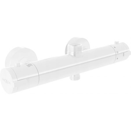 Mexen Kai thermostatic shower faucet, white - 77150-20