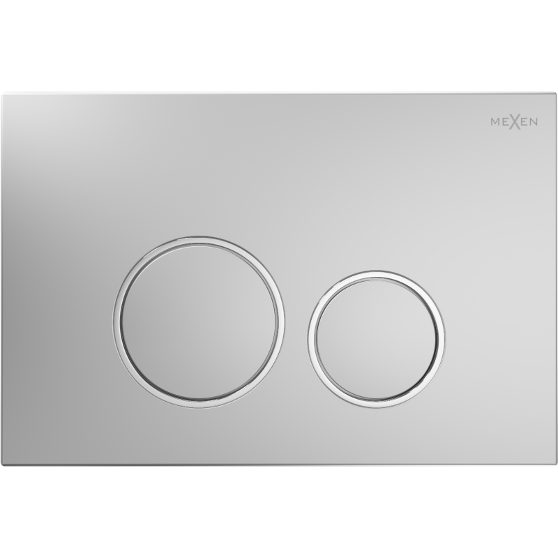 Mexen Fenix 05  flush button, matt chrome - 600502