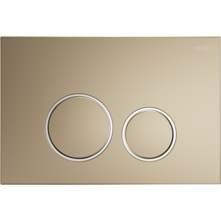 Mexen Fenix 05  flushing button, champagne gold - 600504