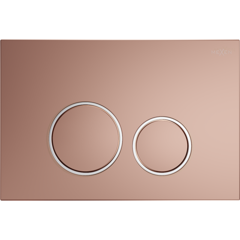 Mexen Fenix 05 flush button, Rose gold - 600505