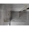 Mexen Mist-H L Duo Shower Cabin Hinged Left 120 x 70 cm, Transparent, Gold - 8A5L-120L-070P-50-00