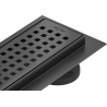 Mexen Flat 360° M08 360° Rotatable Linear Drain 70 cm, Black - 1725070-40