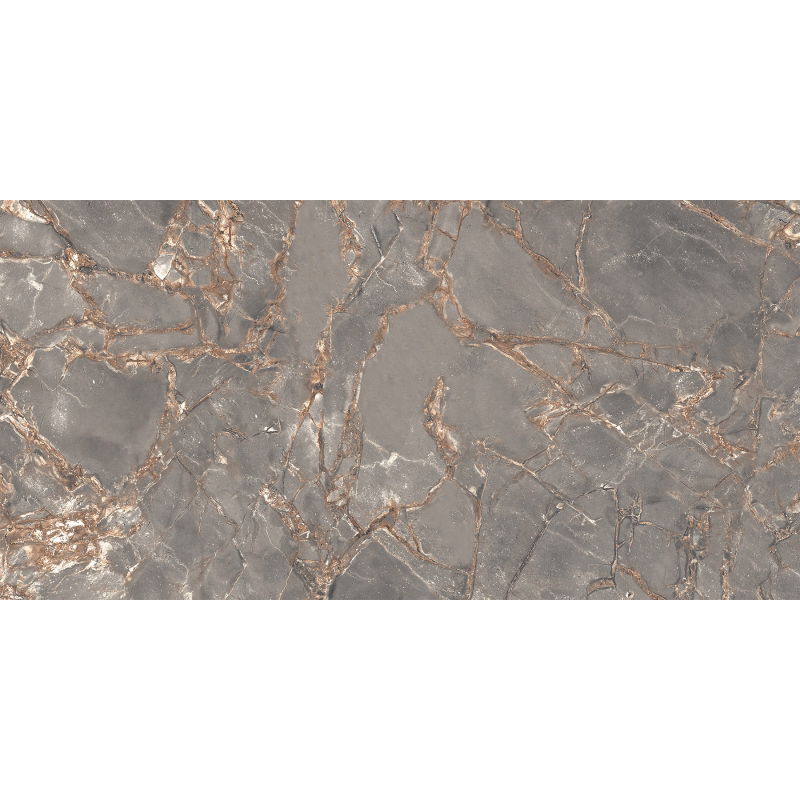 Mexen Rubble Gray sample of rectified glazed porcelain tile G1, floor and wall tile 120 x 60 cm, carving - TL401-02-S