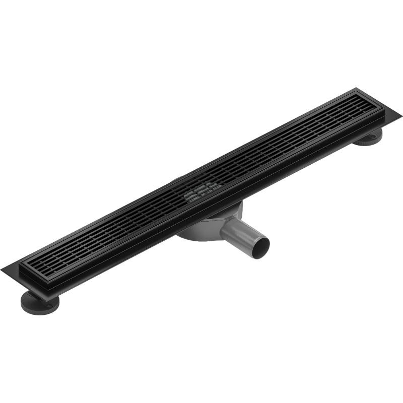 Mexen Flat 360° M33 Rotary Linear Drain 60 cm, Black - 1733060-40