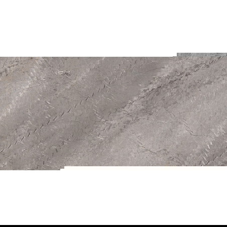 Mexen Litava Grey Sample of Glazed Rectified Porcelain Stoneware G1, Floor-Wall Tile, Carving - TL406-03-S