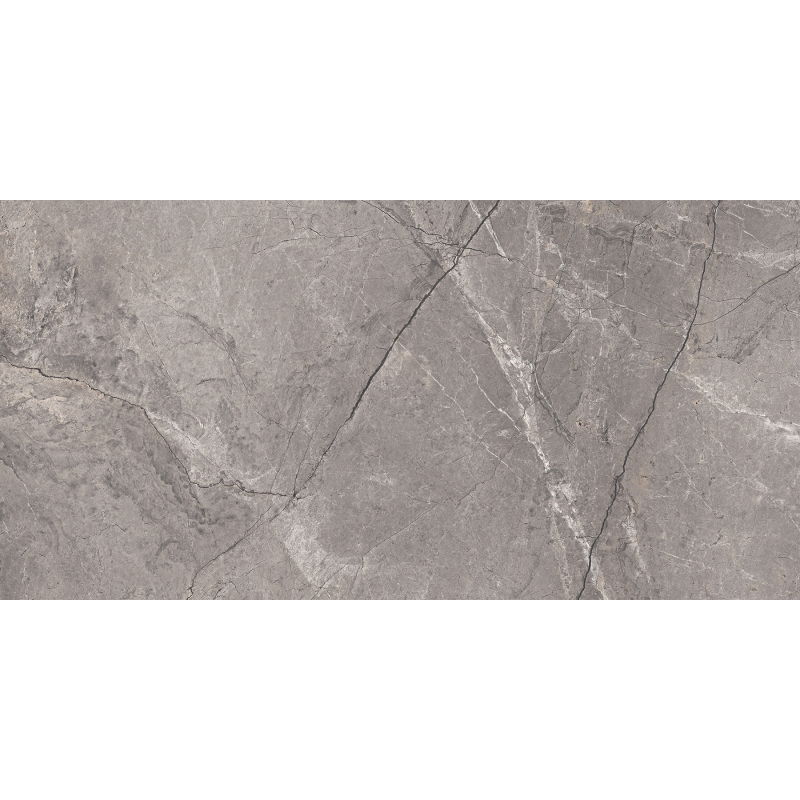 Mexen Litava Grey glazed porcelain tile sample rectified G1, floor and wall tile 120 x 60 cm, carving - TL406-03-S