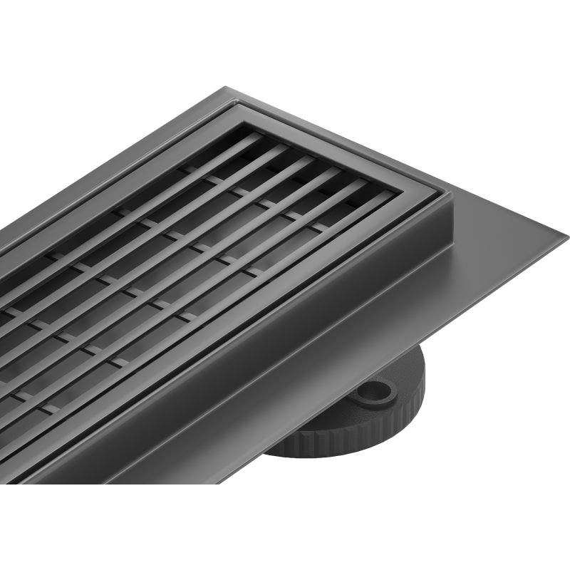 Mexen Flat 360° M33 swivel linear drain 70 cm, Black - 1733070-40