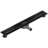 Mexen Flat 360° M33 Rotating Linear Drain 70 cm, Black - 1733070-40