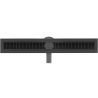 Mexen Flat 360° M33 Rotating Linear Drain 70 cm, Black - 1733070-40