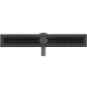 Mexen Flat 360° M33 swivel linear drain 70 cm, Black - 1733070-40
